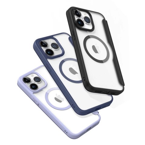 Dux Ducis Etui Dux Ducis Skin X Pro do Apple iPhone 15 Pro Max magnetyczny pokrowiec MagSafe z klapką - czarny Dux Ducis Etui Dux Ducis Skin X Pro do Apple iPhone 15 Pro Max magnetyczny pokrowiec MagSafe z klapką - czarny