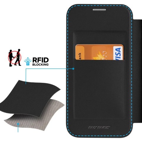 Dux Ducis Etui Dux Ducis Skin X Pro do Apple iPhone 15 Pro Max magnetyczny pokrowiec MagSafe z klapką - czarny Dux Ducis Etui Dux Ducis Skin X Pro do Apple iPhone 15 Pro Max magnetyczny pokrowiec MagSafe z klapką - czarny