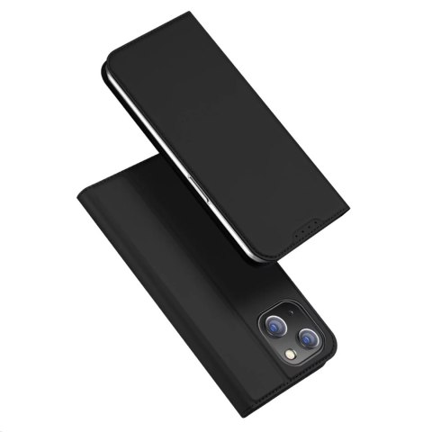 Dux Ducis Etui do iPhone 15 pokrowiec z klapką i portfelem na kartę Dux Ducis Skin Pro - czarne Dux Ducis Etui do iPhone 15 pokrowiec z klapką i portfelem na kartę Dux Ducis Skin Pro - czarne