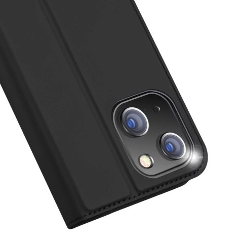 Dux Ducis Etui do iPhone 15 pokrowiec z klapką i portfelem na kartę Dux Ducis Skin Pro - czarne Dux Ducis Etui do iPhone 15 pokrowiec z klapką i portfelem na kartę Dux Ducis Skin Pro - czarne