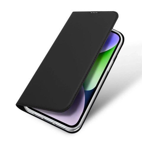 Dux Ducis Etui do iPhone 15 pokrowiec z klapką i portfelem na kartę Dux Ducis Skin Pro - czarne Dux Ducis Etui do iPhone 15 pokrowiec z klapką i portfelem na kartę Dux Ducis Skin Pro - czarne