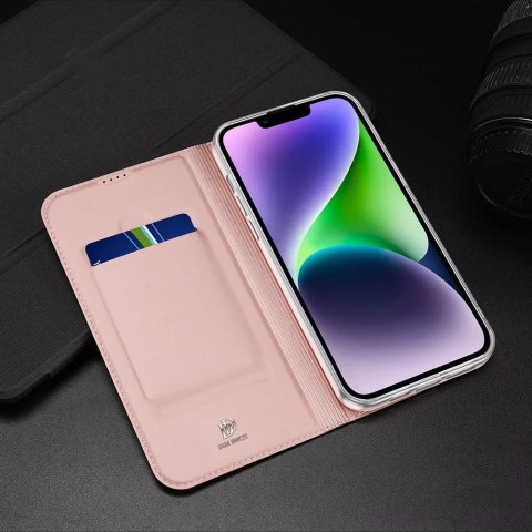 Dux Ducis Etui do iPhone 15 pokrowiec z klapką i portfelem na kartę Dux Ducis Skin Pro - czarne Dux Ducis Etui do iPhone 15 pokrowiec z klapką i portfelem na kartę Dux Ducis Skin Pro - czarne