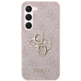 Guess Etui Guess GUHCS24S4GMGPI do Samsung Galaxy S24 S921 różowy/pink hardcase 4G Big Metal Logo