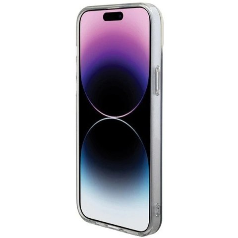 Guess Etui Guess GUHMP15LHITSK do iPhone 15 Pro 6.1" wielokolorowy/rainbow hardcase IML Iridescent MagSafe Guess Etui Guess GUHMP15LHITSK do iPhone 15 Pro 6.1" wielokolorowy/rainbow hardcase IML Iridescent MagSafe