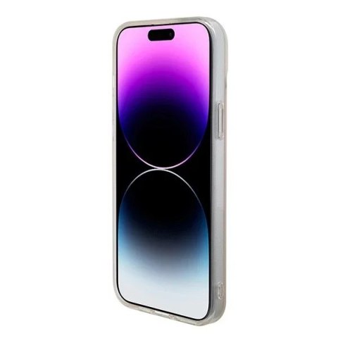 Guess Etui Guess GUHMP15MHITSP do iPhone 15 Plus 6.7" hardcase IML Iridescent MagSafe różowy/pink Guess Etui Guess GUHMP15MHITSP do iPhone 15 Plus 6.7" hardcase IML Iridescent MagSafe różowy/pink