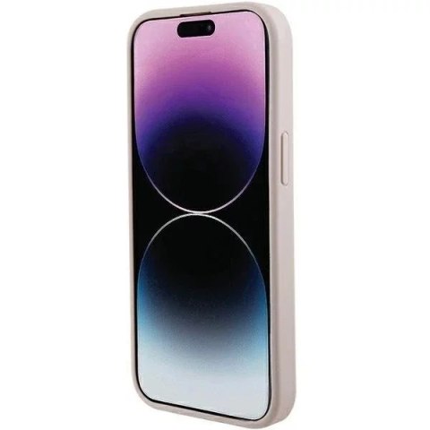 Guess Etui Guess GUHMP15MPSAHMCP do iPhone 15 Plus 6.7" hardcase Saffiano MagSafe różowy/pink Guess Etui Guess GUHMP15MPSAHMCP do iPhone 15 Plus 6.7" hardcase Saffiano MagSafe różowy/pink