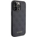 Guess Oryginalne Etui GUESS Hardcase GUHCP15LG4GFGR do iPhone 15 PRO (4G Metal Logo / szary)
