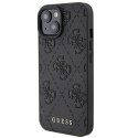 Guess Oryginalne Etui GUESS Hardcase GUHCP15SP4EPMK do iPhone 15 (Quilted 4G Classic / czarny)