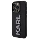 Karl Lagerfeld Etui Karl Lagerfeld KLHCP15L3DMBKCK do iPhone 15 Pro 6.1" czarny/black hardcase 3D Rubber Glitter Logo