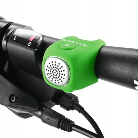 RockBros Dzwonek rowerowy Rockbros CB1709GN elektroniczny - zielony RockBros Dzwonek rowerowy Rockbros CB1709GN elektroniczny - zielony