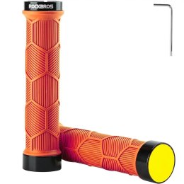 RockBros Gripy rowerowe Rockbros 40720007004 z odblaskiem - pomarańczowe