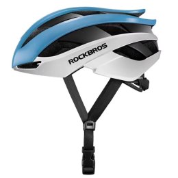 RockBros Kask rowerowy Rockbros 10110004004 rozmiar M - niebiesko-biały