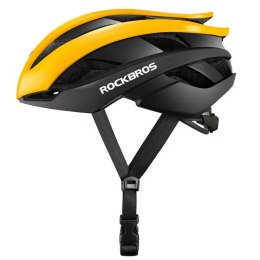 RockBros Kask rowerowy Rockbros 10110004005 rozmiar L - żółto-czarny