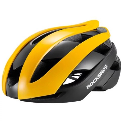 RockBros Kask rowerowy Rockbros 10110004005 rozmiar L - żółto-czarny RockBros Kask rowerowy Rockbros 10110004005 rozmiar L - żółto-czarny
