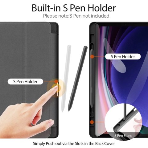 Dux Ducis Etui Dux Ducis Domo z klapką i smart sleep na Samsung Galaxy Tab S9 - czarne Dux Ducis Etui Dux Ducis Domo z klapką i smart sleep na Samsung Galaxy Tab S9 - czarne