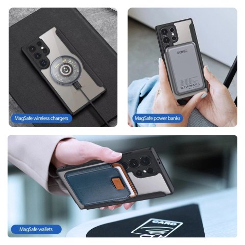Dux Ducis Etui Dux Ducis Skin X Pro z klapką i magnetycznym ringiem na Samsung S24 Ultra - czarne Dux Ducis Etui Dux Ducis Skin X Pro z klapką i magnetycznym ringiem na Samsung S24 Ultra - czarne