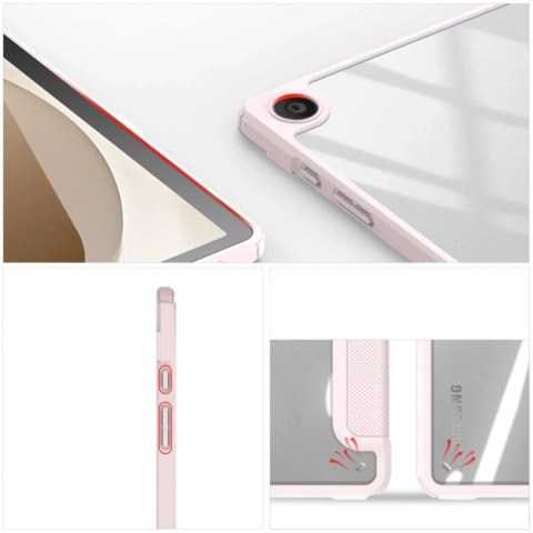 Dux Ducis Etui z klapką podstawką Dux Ducis Toby do Samsung Galaxy Tab A9+ - różowe Dux Ducis Etui z klapką podstawką Dux Ducis Toby do Samsung Galaxy Tab A9+ - różowe