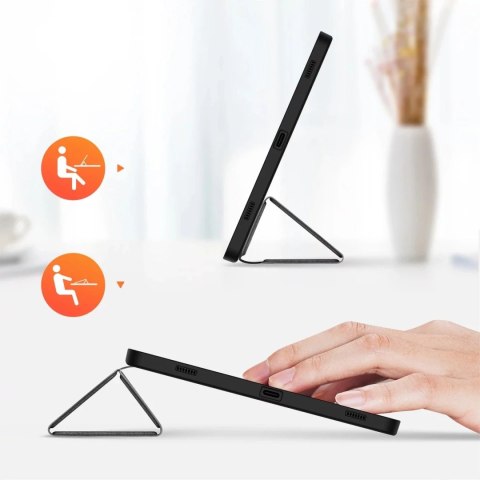 Dux Ducis Etui z podstawką Dux Ducis Domo do Samsung Galaxy Tab S9 FE - czarne Dux Ducis Etui z podstawką Dux Ducis Domo do Samsung Galaxy Tab S9 FE - czarne