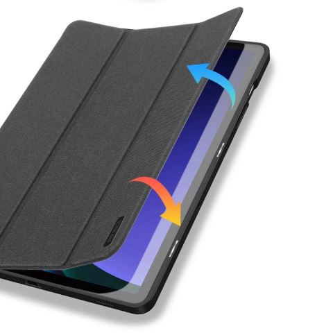 Dux Ducis Etui z podstawką Dux Ducis Domo do Samsung Galaxy Tab S9 FE - czarne Dux Ducis Etui z podstawką Dux Ducis Domo do Samsung Galaxy Tab S9 FE - czarne