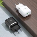 Hoco Ładowarka sieciowa HOCO USB A QC3.0 3A 18W N3 biała