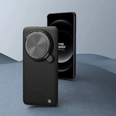 Nillkin Etui Nillkin CamShield Prop Leather Magnetic Case do Xiaomi 14 Ultra - czarne Nillkin Etui Nillkin CamShield Prop Leather Magnetic Case do Xiaomi 14 Ultra - czarne