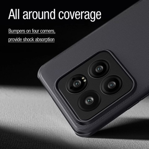 Nillkin Etui Nillkin Super Frosted Shield Pro Magnetic Case do Xiaomi 14 Pro - czarne Nillkin Etui Nillkin Super Frosted Shield Pro Magnetic Case do Xiaomi 14 Pro - czarne