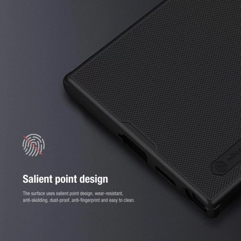 Nillkin Etui Nillkin Super Frosted Shield Pro pancerne do Samsung Galaxy S24 Ultra - czarne Nillkin Etui Nillkin Super Frosted Shield Pro pancerne do Samsung Galaxy S24 Ultra - czarne