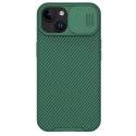 Nillkin Pancerne etui Nillkin CamShield Pro Magnetic Case do iPhone 15 z osłoną na aparat - zielony