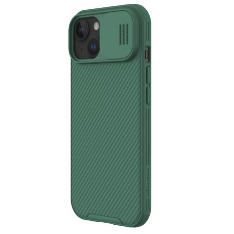 Nillkin Pancerne etui Nillkin CamShield Pro Magnetic Case do iPhone 15 z osłoną na aparat - zielony Nillkin Pancerne etui Nillkin CamShield Pro Magnetic Case do iPhone 15 z osłoną na aparat - zielony