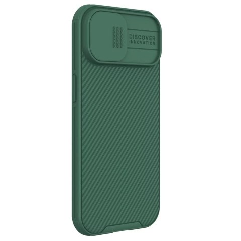 Nillkin Pancerne etui Nillkin CamShield Pro Magnetic Case do iPhone 15 z osłoną na aparat - zielony Nillkin Pancerne etui Nillkin CamShield Pro Magnetic Case do iPhone 15 z osłoną na aparat - zielony