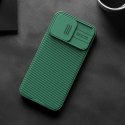 Nillkin Pancerne etui Nillkin CamShield Pro Magnetic Case do iPhone 15 z osłoną na aparat - zielony