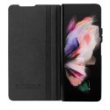 Nillkin Skórzane etui z klapką i osłoną aparatu do Samsung Galaxy Z Fold 5 Nillkin Qin Leather Pro - czarne