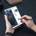 Nillkin Skórzane etui z klapką i osłoną aparatu do Samsung Galaxy Z Fold 5 Nillkin Qin Leather Pro - czarne