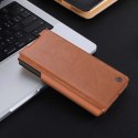 Nillkin Skórzane etui z klapką i osłoną aparatu do Samsung Galaxy Z Fold 5 Nillkin Qin Leather Pro - czarne
