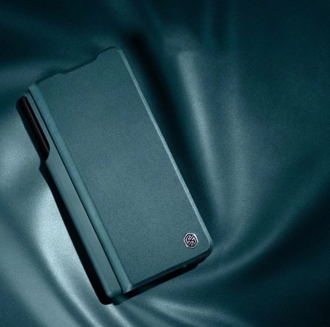 Nillkin Skórzane etui z klapką i osłoną aparatu do Samsung Galaxy Z Fold 5 Nillkin Qin Leather Pro - czarne Nillkin Skórzane etui z klapką i osłoną aparatu do Samsung Galaxy Z Fold 5 Nillkin Qin Leather Pro - czarne