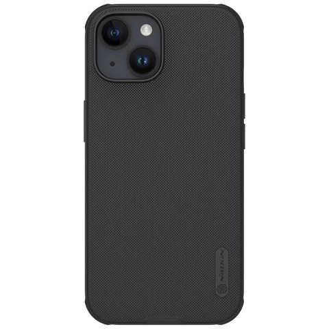 Nillkin Wzmocnione etui Nillkin Super Frosted Shield Pro do iPhone 15 - czarne Nillkin Wzmocnione etui Nillkin Super Frosted Shield Pro do iPhone 15 - czarne
