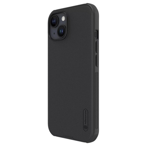 Nillkin Wzmocnione etui Nillkin Super Frosted Shield Pro do iPhone 15 - czarne Nillkin Wzmocnione etui Nillkin Super Frosted Shield Pro do iPhone 15 - czarne