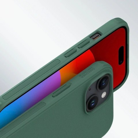 Nillkin Wzmocnione etui Nillkin Super Frosted Shield Pro do iPhone 15 - czarne Nillkin Wzmocnione etui Nillkin Super Frosted Shield Pro do iPhone 15 - czarne
