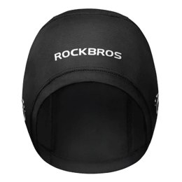 RockBros Czapka kolarska Rockbros YPP037 z wycięciami na okulary - czarna