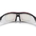 RockBros Okulary rowerowe Rockbros 10001 polaryzujące - czarno-czerwone