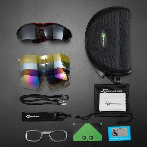 RockBros Okulary rowerowe Rockbros 10134PL polaryzujące - niebieskie RockBros Okulary rowerowe Rockbros 10134PL polaryzujące - niebieskie