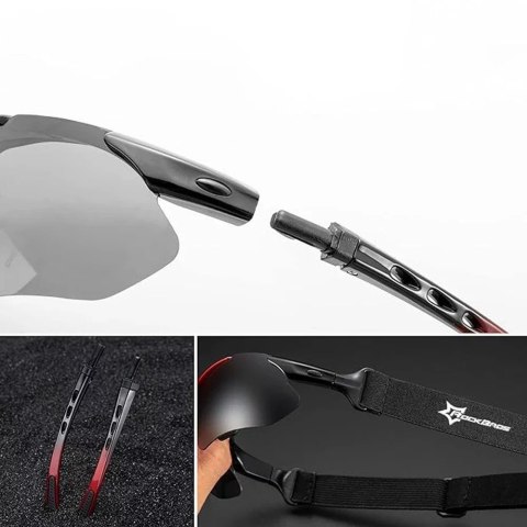 RockBros Okulary rowerowe Rockbros 10134PL polaryzujące - niebieskie RockBros Okulary rowerowe Rockbros 10134PL polaryzujące - niebieskie
