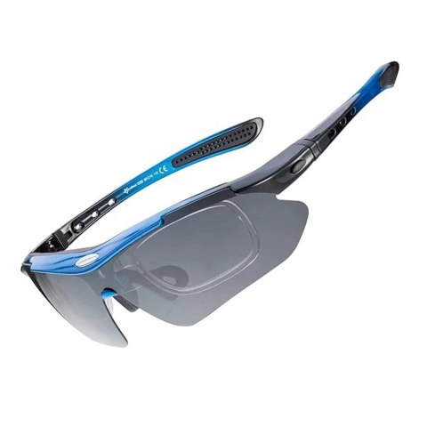 RockBros Okulary rowerowe Rockbros 10134PL polaryzujące - niebieskie RockBros Okulary rowerowe Rockbros 10134PL polaryzujące - niebieskie