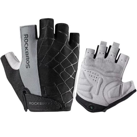 RockBros Rękawiczki rowerowe Rockbros S109GR rozmiar S - szare RockBros Rękawiczki rowerowe Rockbros S109GR rozmiar S - szare