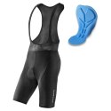 RockBros Spodenki rowerowe Rockbros RK20024XL krótkie na szelkach z wkładką XXXXL - czarne