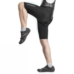 RockBros Spodenki rowerowe Rockbros RK20024XL krótkie na szelkach z wkładką XXXXL - czarne