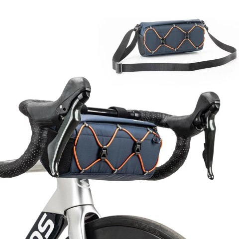 RockBros Torba Rockbros 30110054002 rowerowa na kierownicę 2,2 l - niebieska RockBros Torba Rockbros 30110054002 rowerowa na kierownicę 2,2 l - niebieska