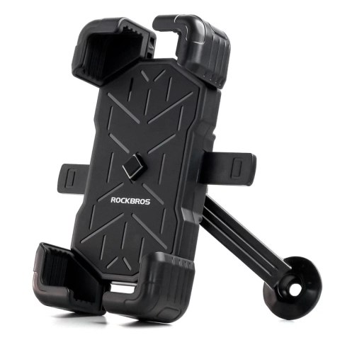 RockBros Uchwyt na telefon Rockbros 25210030007 do motocyklu - czarny RockBros Uchwyt na telefon Rockbros 25210030007 do motocyklu - czarny