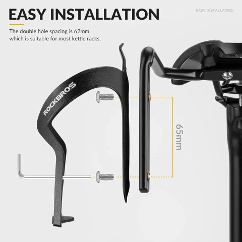 RockBros Wielofunkcyjny uchwyt Rockbros 31210013001 stabilizator torby podsiodłowej - czarny RockBros Wielofunkcyjny uchwyt Rockbros 31210013001 stabilizator torby podsiodłowej - czarny