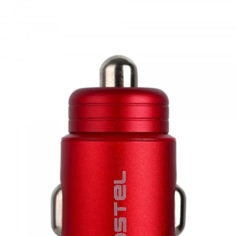 Somostel Ładowarka samochodowa Somostel SMS-A89 Quick Charge QC 3.0 30W Aluminium 2X USB Czerwony Somostel Ładowarka samochodowa Somostel SMS-A89 Quick Charge QC 3.0 30W Aluminium 2X USB Czerwony